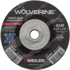 WEILER 56454 GRINDING & CUT OFF WHEELS