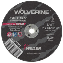 WEILER 56061 GRINDING & CUT OFF WHEELS