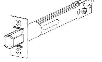 KWIKSET Kwikset 82730-001 Square Deadbolt Latch Bright Brass