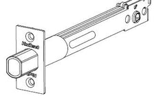 KWIKSET Kwikset 82730-001 Square Deadbolt Latch Bright Brass