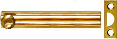 NATIONAL HARDWARE National Mfg N197-988 Brass Surface Bolt 4 Inches 5 Pack