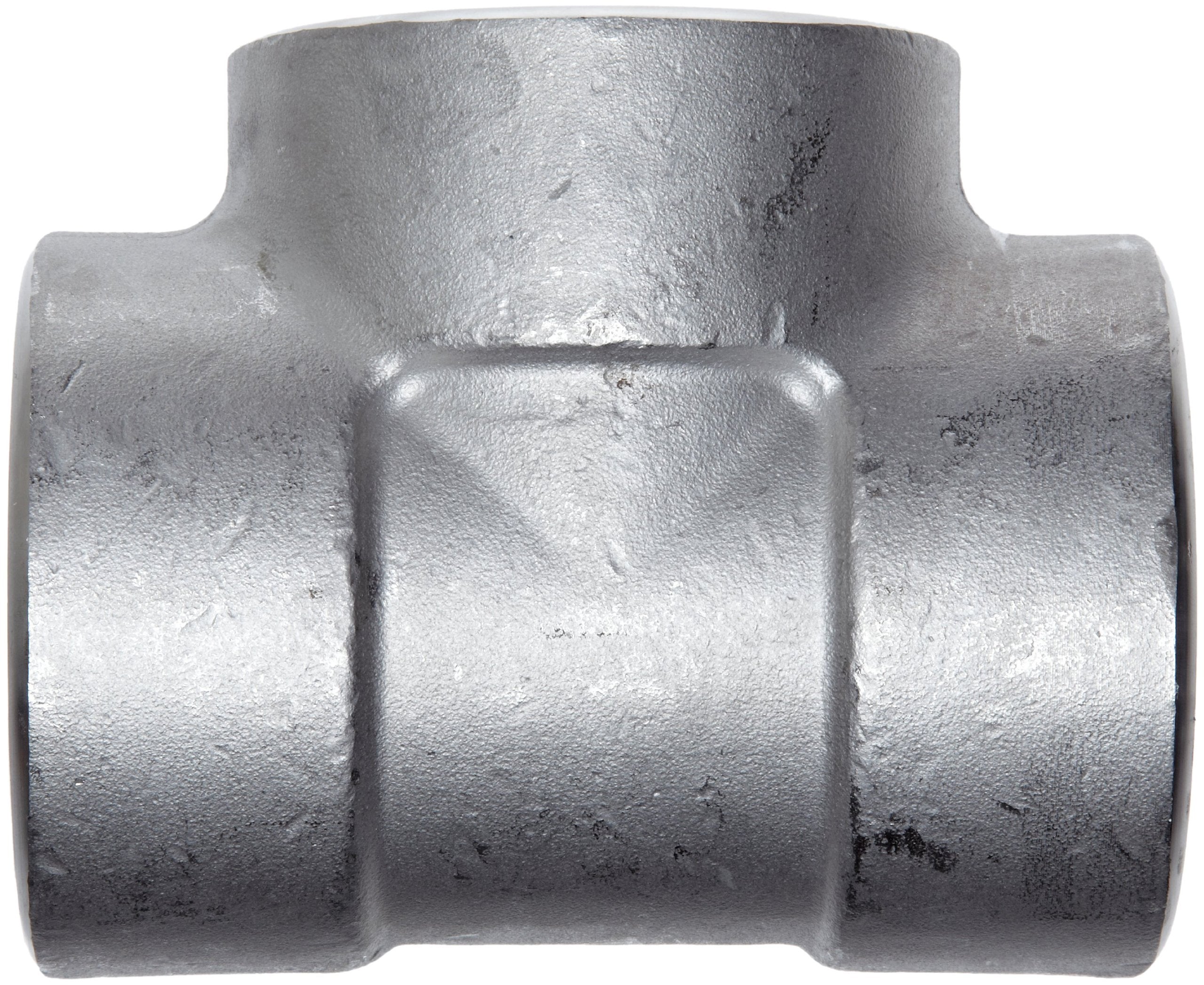 MERIT BRASS Merit Brass 3406D-32 Forged Stainless Steel Tee 2 Inch Class 3000 FNPT