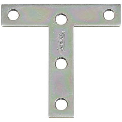 NATIONAL HARDWARE National Mfg N113-704 Zinc T Plate 3x3 Inches 2 Pack