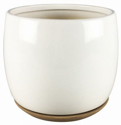TRENDSPOT Trendspot Inc CR01278S-12W3 Ibiza Ceramic Planter 12in