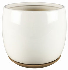TRENDSPOT Trendspot Inc CR01278S-12W3 Ibiza Ceramic Planter 12in