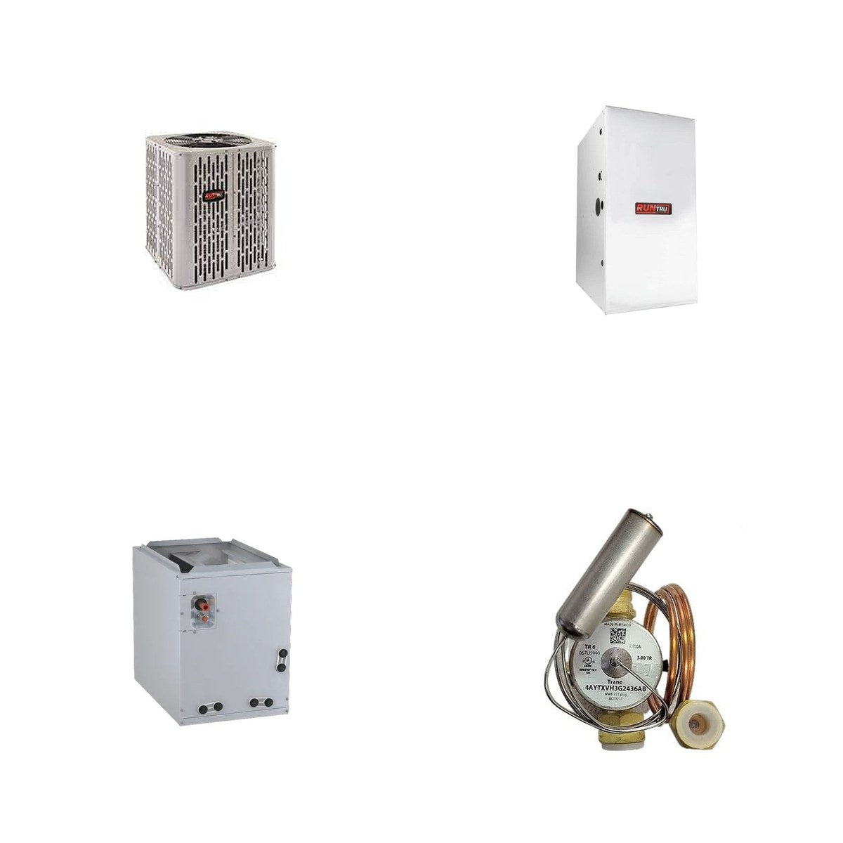 TRANE TRANE 48000 BTU R-454B 15.2 SEER2 Central Split Dual Fuel System
