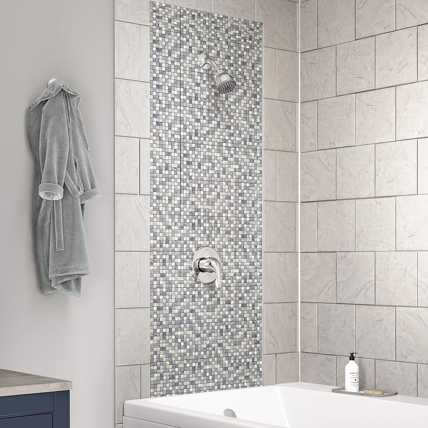 SYMMONS Symmons 9601-PLR-1.5-TRM Origins Single Handle 1-Spray Shower Trim in Polished Chrome - 1.5 GPM
