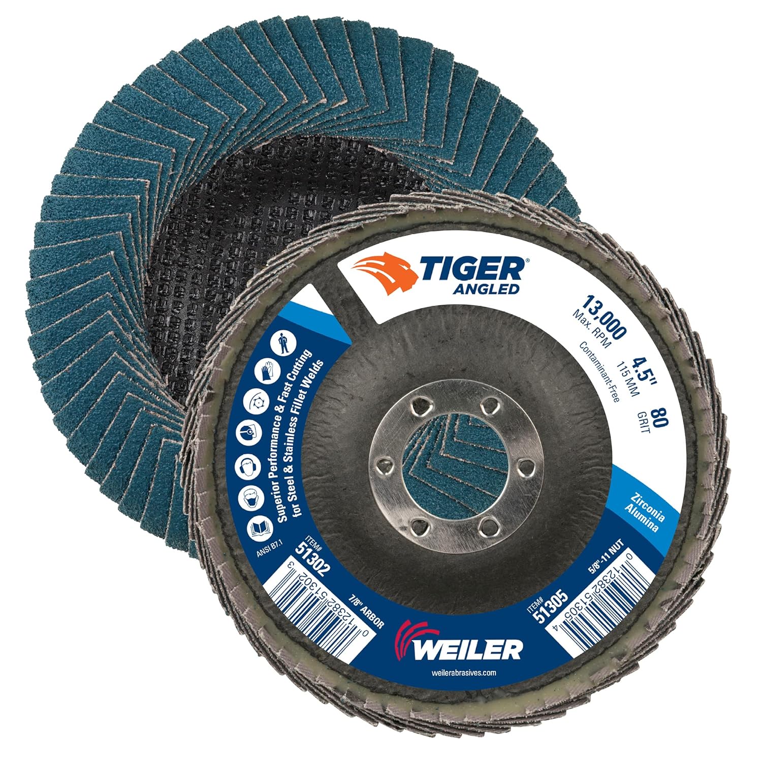 WEILER 51302 FLAP DISCS