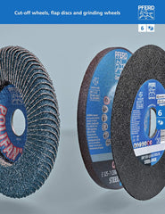 Pferd 67212 Polifan Zirkon Curve Radial Type Flap Disc, Zirconia Alumina, 4-1/2 Inch Diameter, 5/8-11 Thread, 13300 RPM, 40 Grit