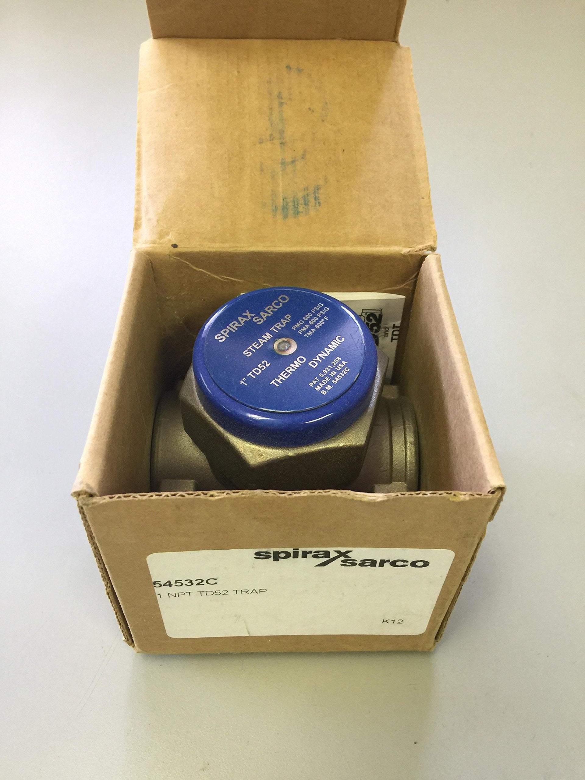 SPIRAX SARCO Spirax Sarco 54532C TD52 Thermodynamic Steam Trap 1 Inch NPT 600 PSI