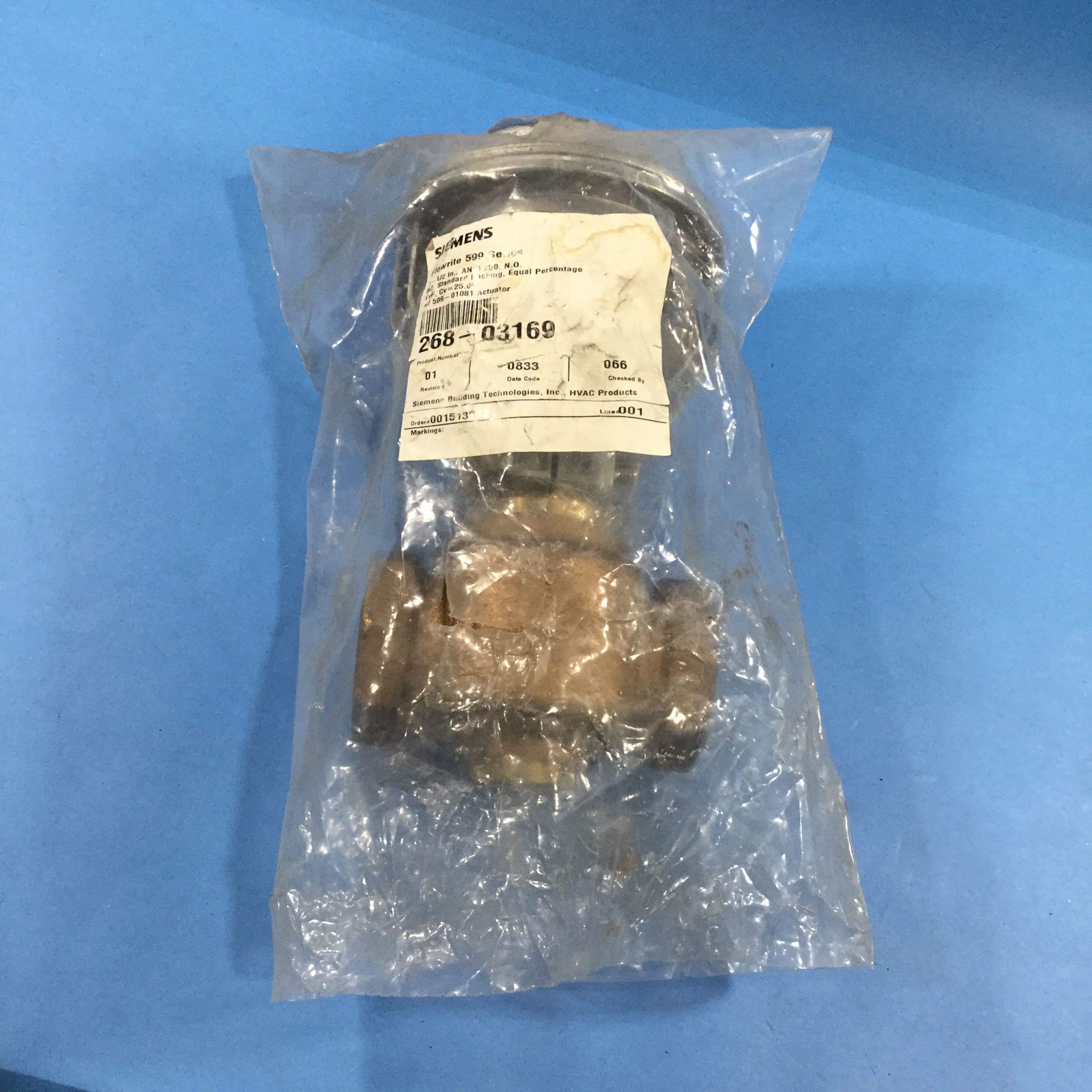 SIEMENS 268-03169 CONTROL VALVES