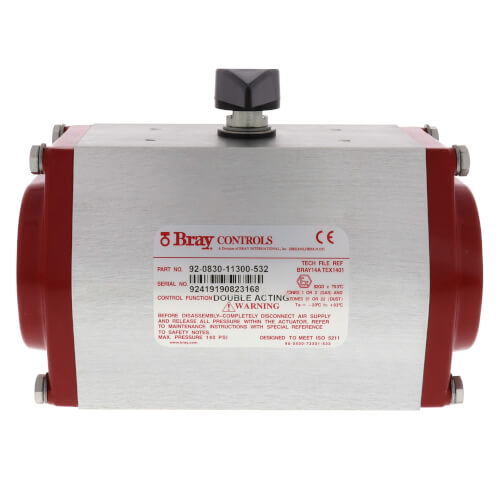 BRAY BRAY 92-0830-11300-532 Double Acting Actuator 140#