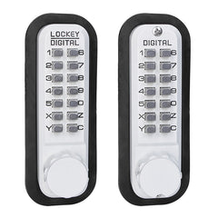 LOCKEY Lockey 2210WHDC Mechanical Keyless Deadbolt White