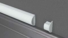 D-LINE D-line ec3015w-5pk Mini Trunking End Cap White 5-pack