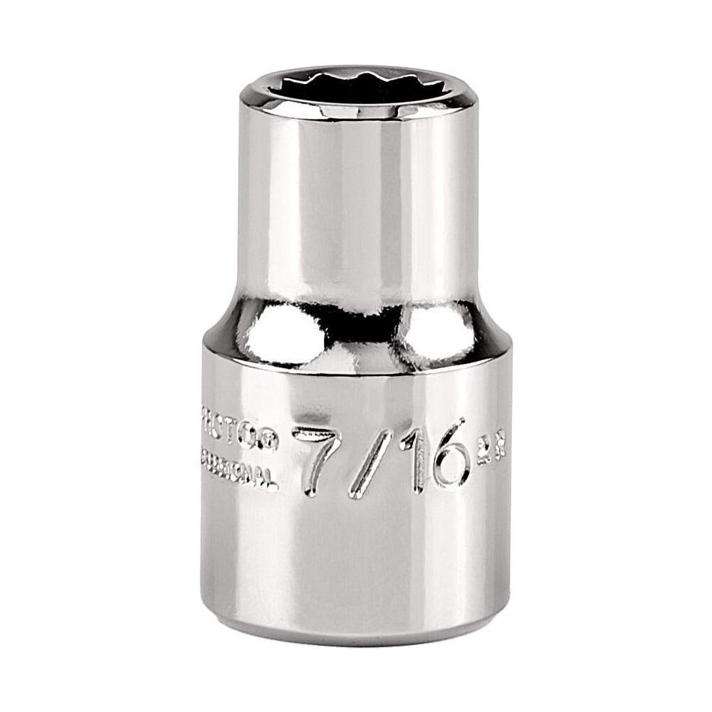 PROTO Proto J5414 Hand Socket 7/16 in 12-point 1/2 in Drive