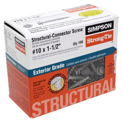 SIMPSON STRONG-TIE Simpson Strong Tie SD10112R100 Connector Screw 100 Pack