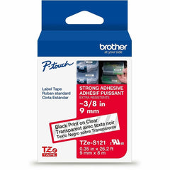 BROTHER Brother BRTTZES121G P-touch TZeS121 Strong Adhesive Laminated Label Tape (9mm x 8m) TZES121G