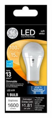 GE G E Lighting 93102867 Led A21 Bulb 15W GU24 Dimmable