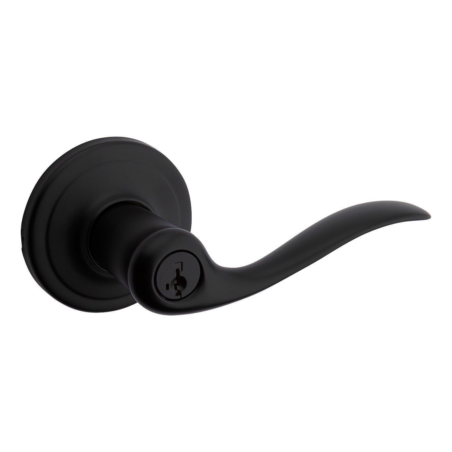 KWIKSET Kwikset 740TNL-514S Tustin Lever Entry Lock Matte Black
