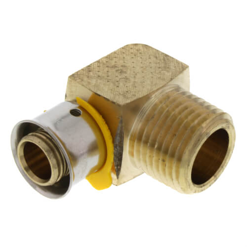 VIEGA Viega 92520 1/2 x 1/2 - (P-MPT) - 90 Deg Elbow, PureFlow® Press