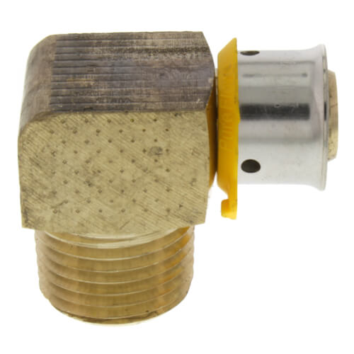 VIEGA Viega 92520 1/2 x 1/2 - (P-MPT) - 90 Deg Elbow, PureFlow® Press