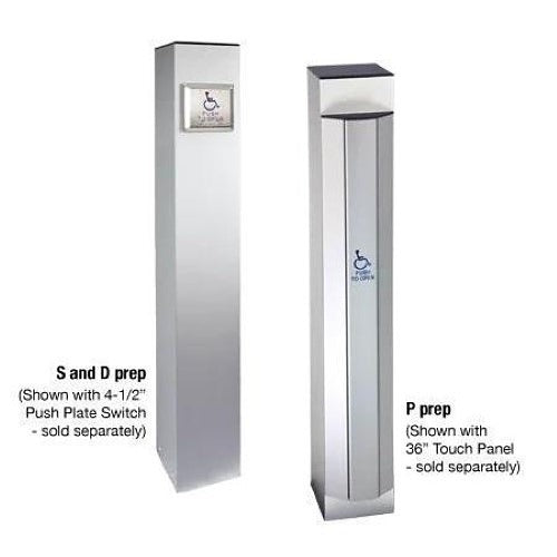 SDC Sdc BPS6PV Post Surface Mount Touch Exit Device Prep 628