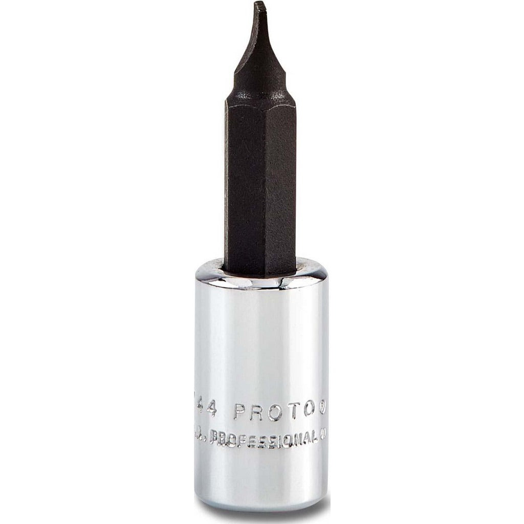 PROTO Proto J4744 Slotted Screwdriver Socket 1/4 in Drive
