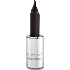 PROTO Proto J4744 Slotted Screwdriver Socket 1/4 in Drive
