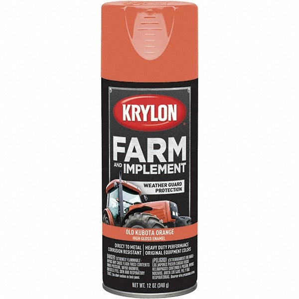 KRYLON Krylon K01946000 Floor Coating Spray Paint Kubota Orange