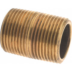 MERIT BRASS Merit Brass 2012-001BSPT Brass Pipe Nipple 3/4 in Bspt