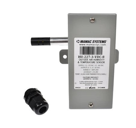 MAMAC SYSTEMS HU-227-3-VDC-8 TEMPERATURE SENSORS