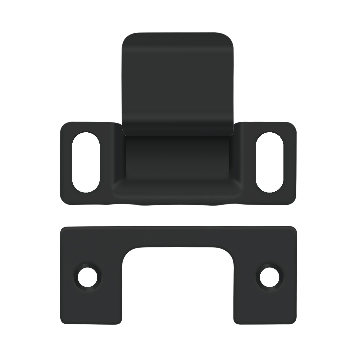 DELTANA Deltana SP2751U19 Strike Plate Dust Cup Adjustable Black