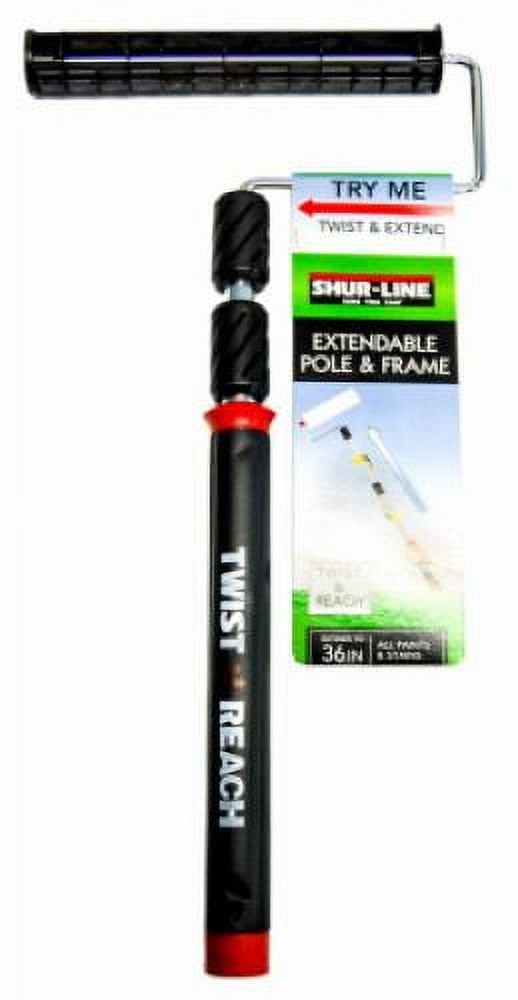 SHUR-LINE Shur-Line 6630C Paint Roller Frame Extension (9 in Roller, Extends to 3 ft)