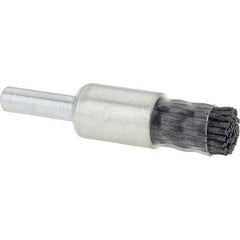 WEILER Weiler 86099 End Brush 3/8 in Nylon Crimped 120 Grit