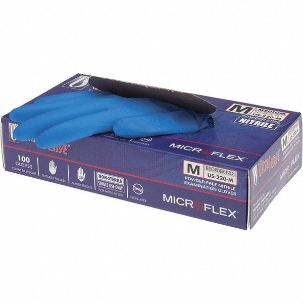 ANSELL Ansell US-220-M Nitrile Disposable Gloves 3.1 Mil Medium 100pk