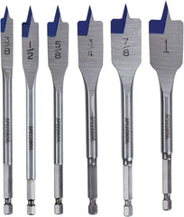 IRWIN Irwin 88886 Speedbor Spade Wood Drill Bit 6-Piece Set
