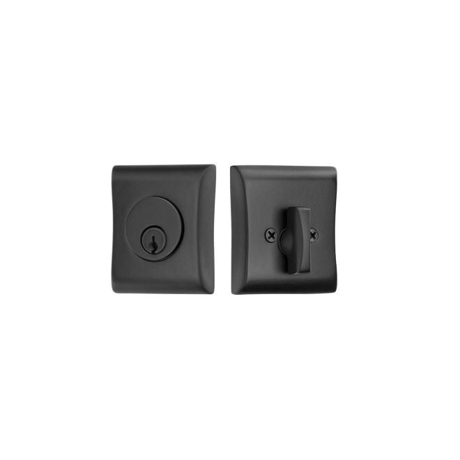 EMTEK Emtek 8475US19 Neos Single Cylinder Deadbolt Flat Black