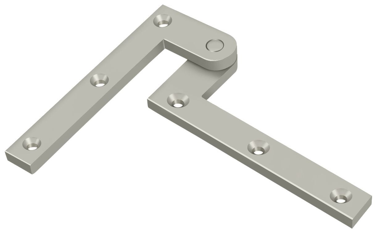 DELTANA Deltana PH40U15 Hinge 5 X 2.7 Inches Satin Nickel