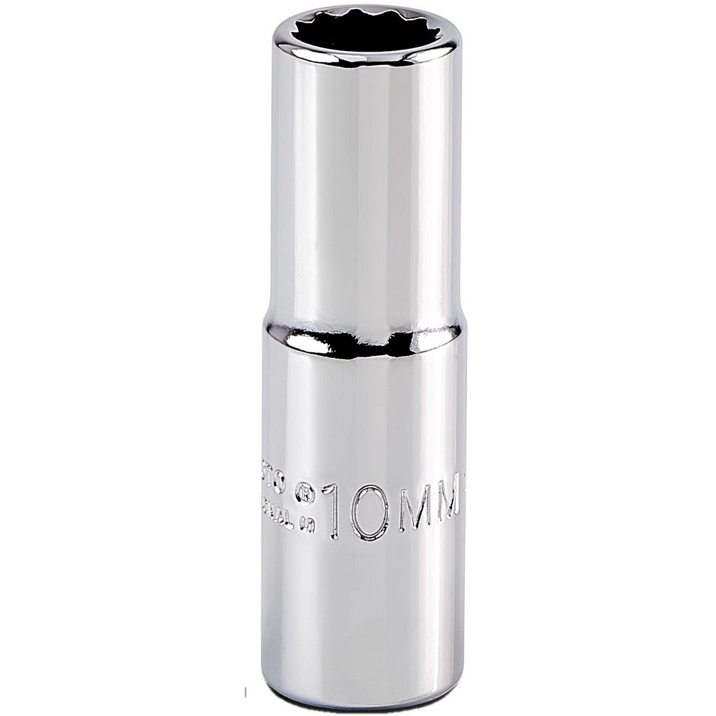 PROTO Proto J5010M Deep Hand Socket 10 Mm 12-point 3/8 Drive
