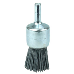 WEILER Weiler 10152 End Brush 3/4 in Nylon Crimped Wire 320 Grit