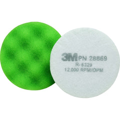 3M 3M 7100082540 Foam Buffing Pad 3.25 in Green Hook Loop