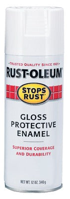 RUST-OLEUM Rust-oleum 7792-830 Gloss White Spray Enamel 12 Oz