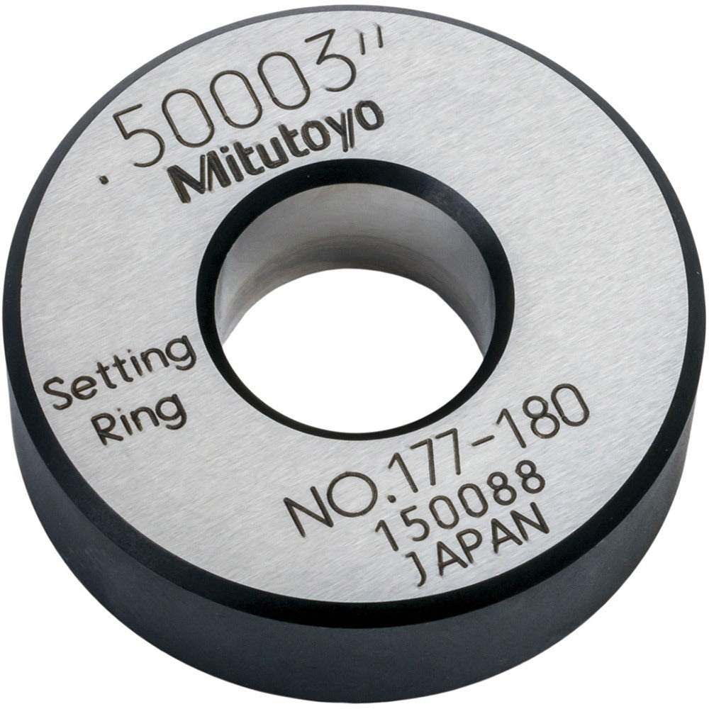 MITUTOYO Mitutoyo 177-180 Setting Ring 0.5 Inch Id Bore Gauge