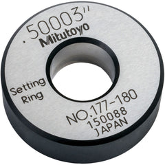 MITUTOYO Mitutoyo 177-180 Setting Ring 0.5 Inch Id Bore Gauge