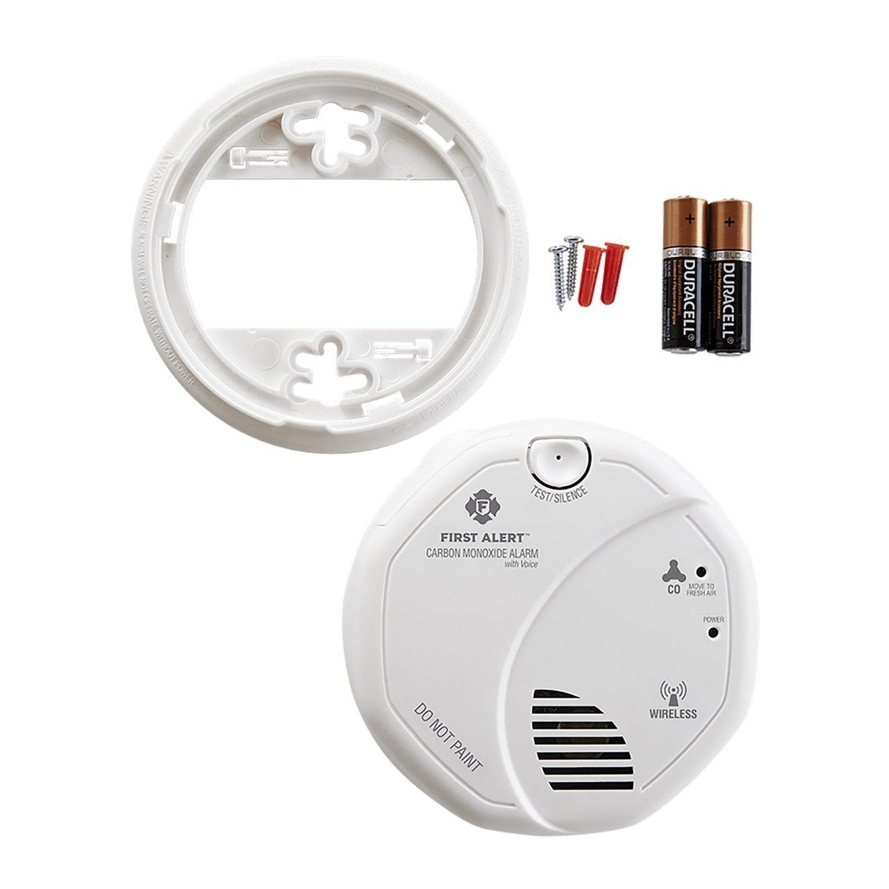 FIRST ALERT First Alert CO511 BRK Battery-operated Carbon Monoxide Detector with Voice Alert (2 AA)