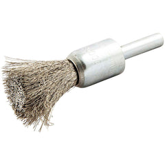 NORTON Norton 66252839043 End Brush 1/2 in Stainless Steel Crimped Wire