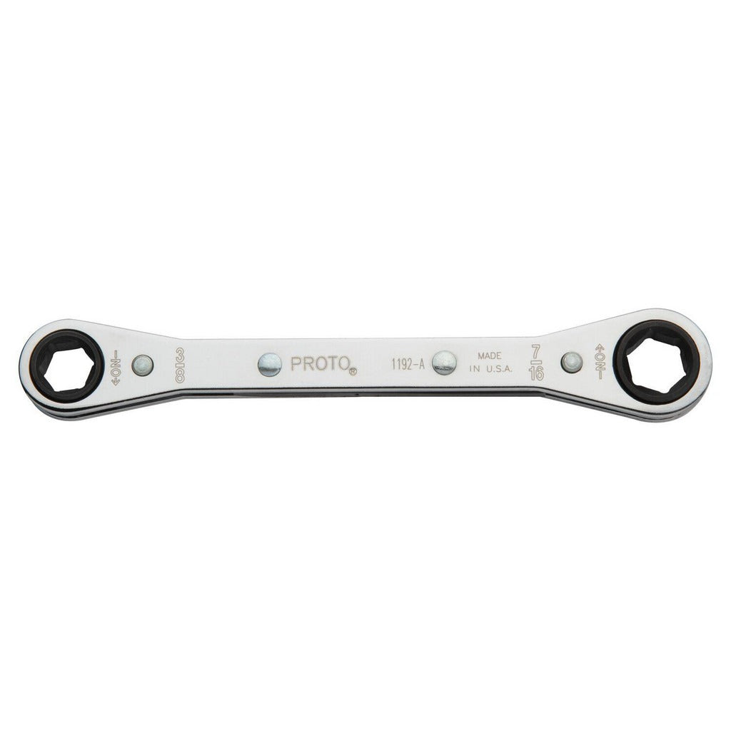 PROTO Proto J1192-A Box End Wrench 3/8 X 7/16 in 6 Pt Double End