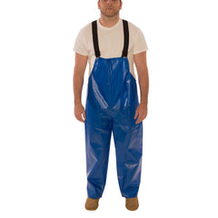 TINGLEY Tingley O22001.2X Rain Bib Overalls 2XL Blue Nylon