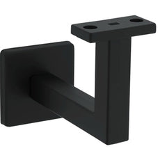 NATIONAL HARDWARE National Hardware N830-524 Reed Handrail Bracket Matte Black 5pk