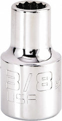 PROTO Proto J5412N Hand Socket 3/8 Inch 12-point 1/2 Drive